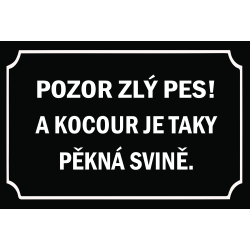 Pozor zlý pes