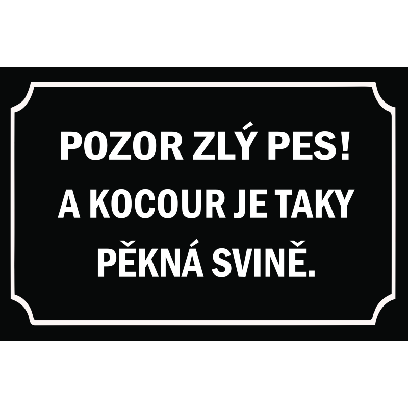 Pozor zlý pes