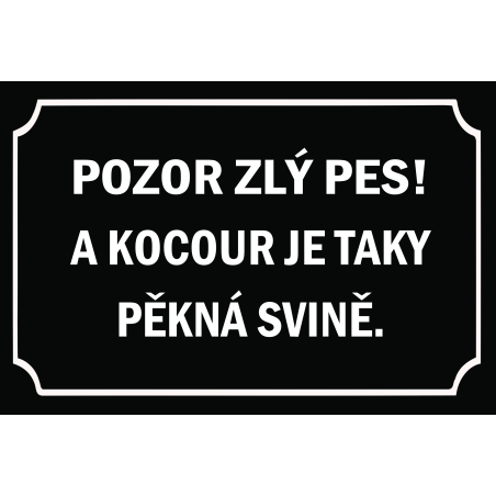 Pozor zlý pes