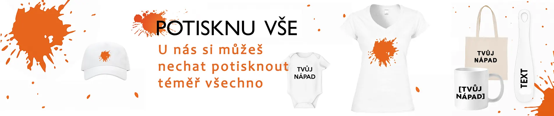 Potisk triček a dárků