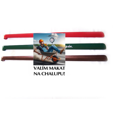 Obouvací lžíce M A X I 87cm S POTISKEM - Jednobarevná